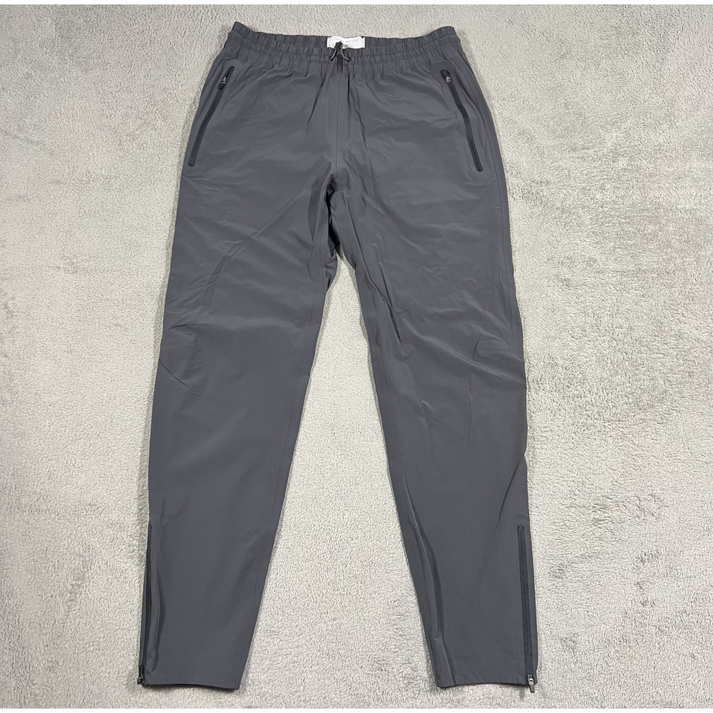 Reigning Champ Track Jogger Pants Mens Medium Gray Nylon Athletic